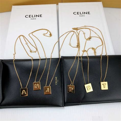 celine alphabet necklace mini price|celine alphabet charms.